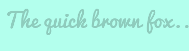 Image with Font Color 8FCCBD and Background Color B3FFED